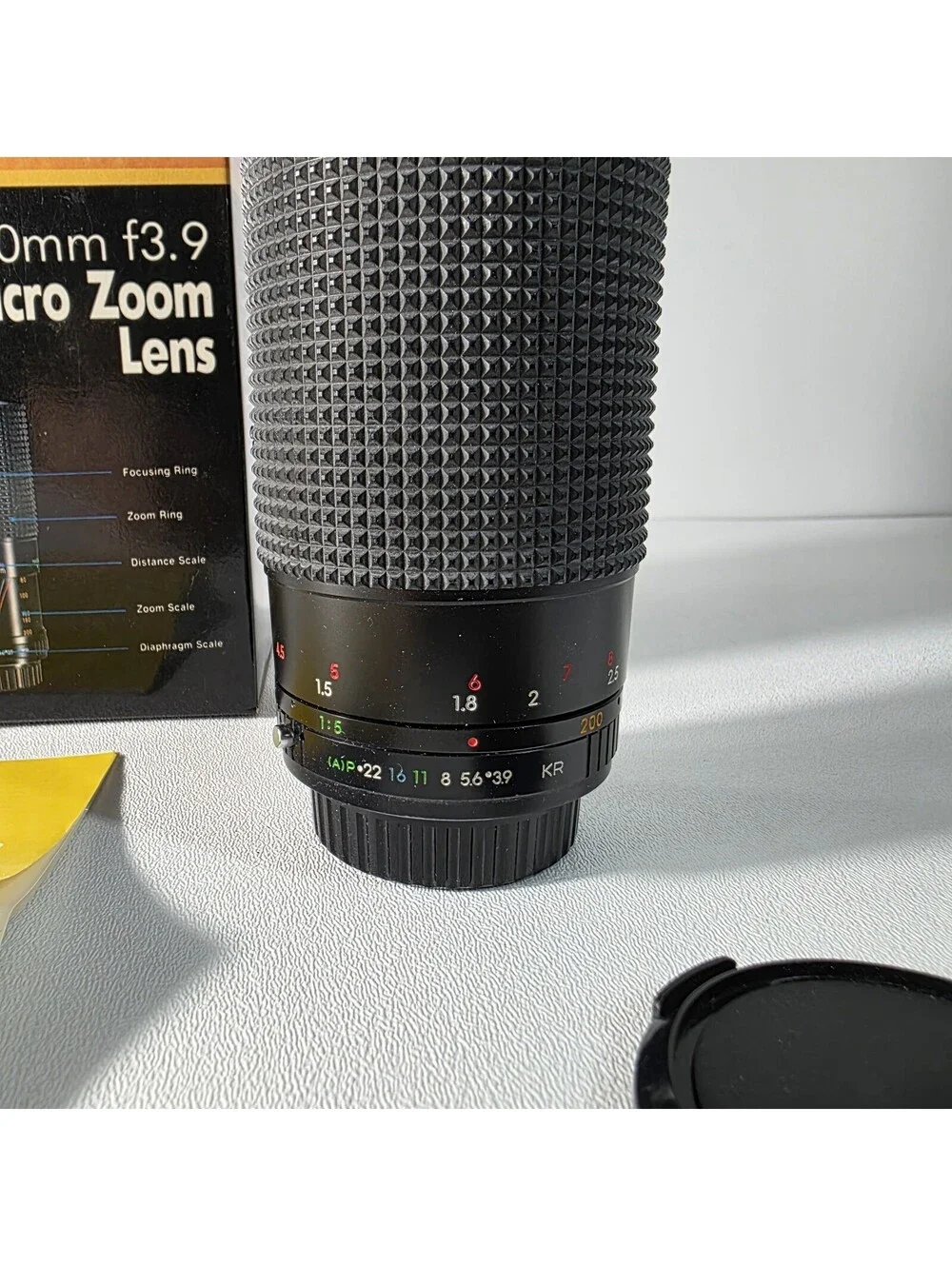 Albinar ADG 80-200mm f3.9 MC Macro Telephoto Zoom Lens for Pentax K Mount Clean